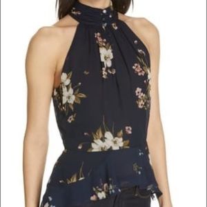 Joie Abbigayl Floral Silk Blouse
